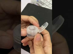 PP Plastic Flip Cap Flat Round 89*139mm For Bottles Screw Cap