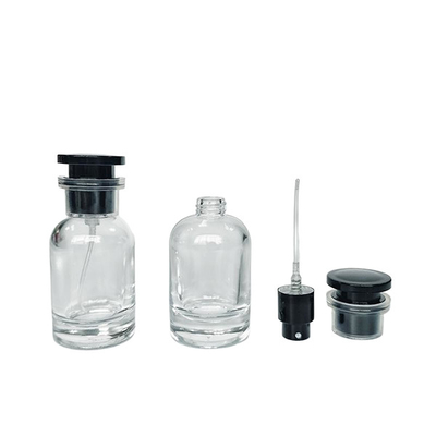 Express Shipping Custom Glass Perfume Bottles with Hot Stamping and Injection Blow Molding