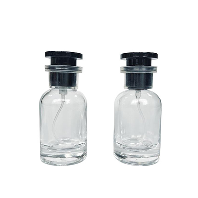 Express Shipping Custom Glass Perfume Bottles with Hot Stamping and Injection Blow Molding