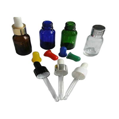 Chemical Glass Dropper Bottles 30ml / 50ml Customized Color With Childproof Cap