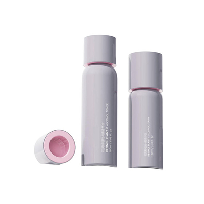 Customized Empty Skincare Bottles PETG Round Shoulder Bottle for Essence 180ml/120ml Capacity 50g Cream Bottle Ergonomic Design